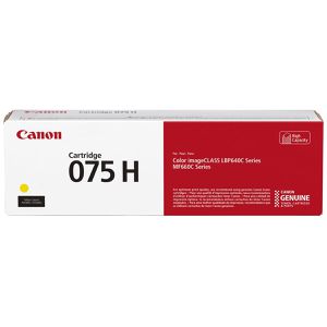 Toner Canon 075H, 6366C002 gelb