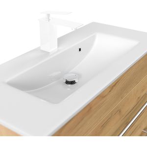 Produktbild für Waschtisch Posseik Portus 800 SlimLine, hängend, eiche gold