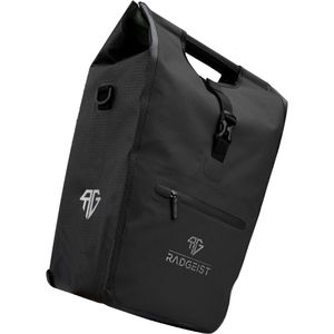 Produktbild für Gepäckträgertasche Radgeist SB-BL-14, schwarz, 28 Liter