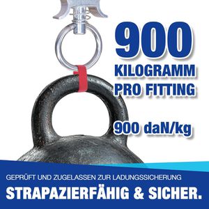 Produktbild für Zurrösen NTG LS.8570 für Airlineschiene