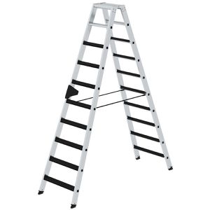Produktbild für Stehleiter MUNK 41610, nivello-Leiterfüße, beidseitig begehbar