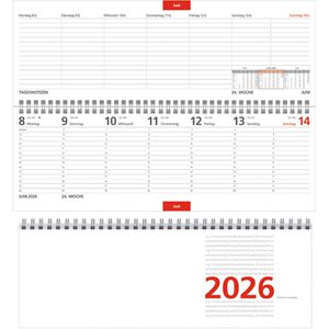 Tischkalender Geiger Tempo, Jahr 2026