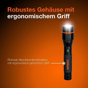 Produktbild für Taschenlampe OSRAM LEDinspect TORCH 1200 LED, aufladbar