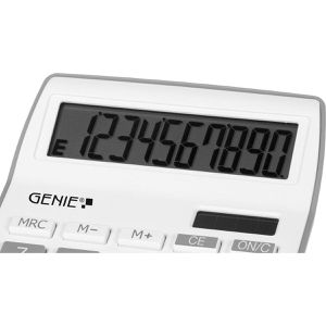 Produktbild für Taschenrechner Genie 840S, weiß/silber