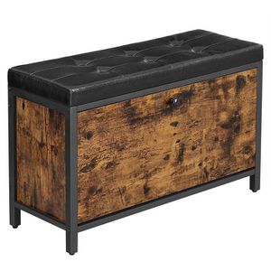 Schuhbank Vasagle LSB049B01, vintage braun, aus Holz