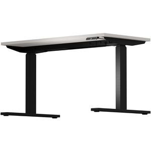 Produktbild für Schreibtisch Bisley E-WonderTech, lichtgrau / schwarz