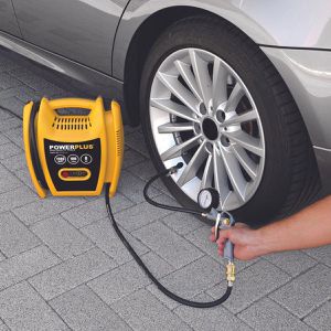 Produktbild für Kompressor POWERPLUS POWX1705, 75 dB(A), 1100 W, 230V