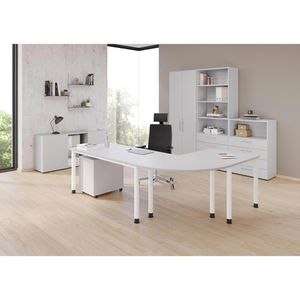 Produktbild für Kombischrank Hammerbacher Serie 9 Advanced, grau / graphit