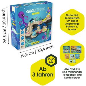 Produktbild für Murmelbahn Ravensburger GraviTrax Junior Starter-Set S Ocean