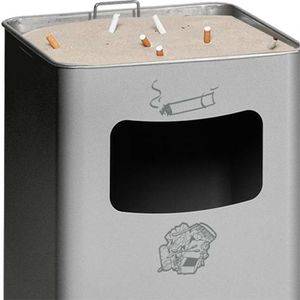 Produktbild für Aschenbecher VAR B32R, 3084, silber, für Outdoor