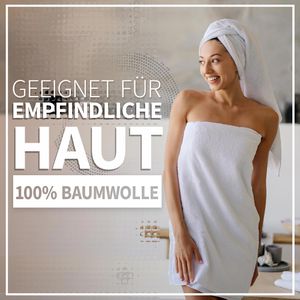 Produktbild für Handtuch NatureMark Premium, weiß, 70 x 140 cm