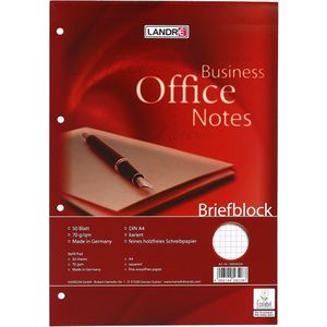 Produktbild für Briefblock Landre 100050243, A4