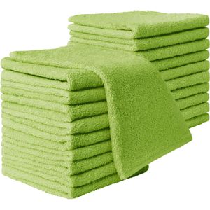 Produktbild für Handtuch NatureMark Frottier, apfelgrün, 30 x 50 cm