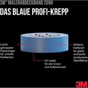 Produktbild für Kreppband 3M Professional 2090, Universal
