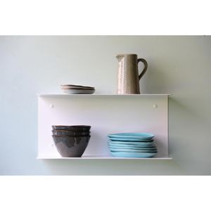 Produktbild für Wandregal jankurtz FLEUR, 491806, weiß