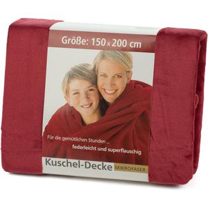 Produktbild für Kuscheldecke Gözze Memphis Premium, 8876937, rot