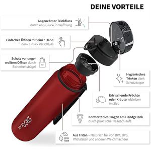 Produktbild für Trinkflasche 720DGREE uberBottle Imperial Red