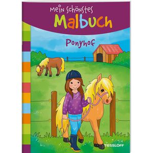 Malbuch Tessloff Mein schönstes Malbuch, Ponyhof