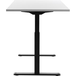 Produktbild für Schreibtisch Topstar E-Table, weiß / schwarz