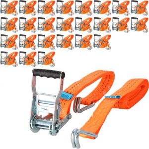 Spanngurt Böttcher-AG orange, mit Haken & Ratsche
