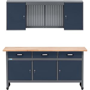 ADB Werkbank Arbeitstisch Tisch Schubladenbox 3 / 4 Schubladen 150 Oder 200 Cm 87310880 ADB Werkbank Arbeitstisch Tisch Schubladenbox 3 / 4 Schubladen 150 Oder 200 Cm 87310880