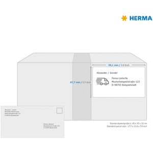 Produktbild für Adressetiketten Herma 10705, Special Recycling