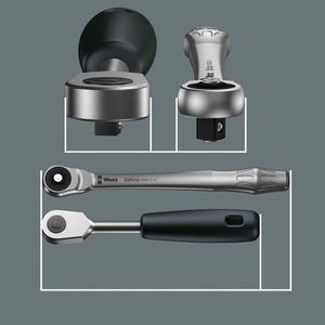 Produktbild für Werkzeugtasche Wera 8100 SB 7 Metal-Knarre Push