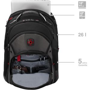 Produktbild für Laptop-Rucksack Wenger Synergy 600635 schwarz/grau