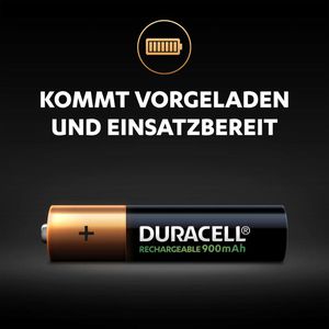 Produktbild für Akku Duracell Rechargeable, 1,2 V, 750 mAh