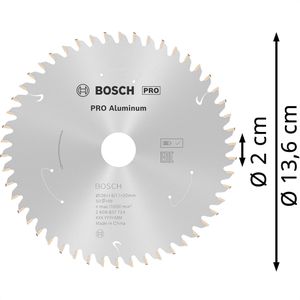 Produktbild für Kreissägeblatt Bosch PRO Aluminium, 2608837754