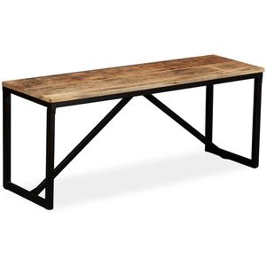 vidaXL Sitzbank 244902, Holz, 110 x 35 cm, braun