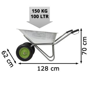 Produktbild für Schubkarre Trutzholm 41671, Tragkraft 150 kg
