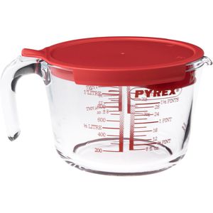 Pyrex Messbecher Classic 1 Liter, Glas, hitzebeständig, mit Deckel –  Böttcher AG
