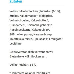 Produktbild für Müsli Kölln Schoko, glutenfrei
