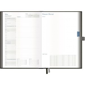 Produktbild für Buchkalender Häfft Organizer Day by Day, Jahr 2027