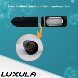 Produktbild für Wandleuchte Luxula LX700211, aus Aluminium, für außen (IP44)
