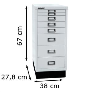 Produktbild für Schubladenschrank Bisley MultiDrawer, aus Metall