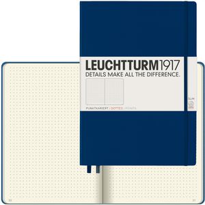 Notizbuch Leuchtturm1917 Master, 342929, Marine, A4
