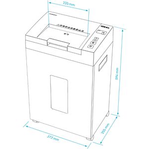 Produktbild für Aktenvernichter Ideal 82929111 Shredcat 8292 CC, mit Rollen