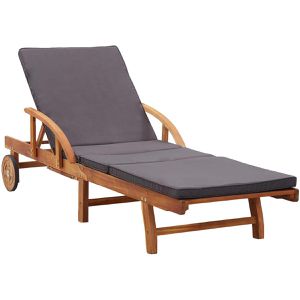 Produktbild für Sonnenliege vidaXL 46026, aus Holz / Stoff