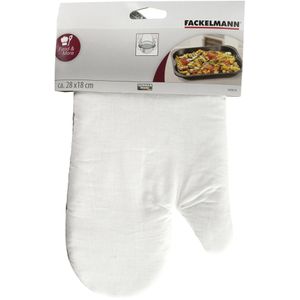 Produktbild für Ofenhandschuh Fackelmann Various 14298, weiß / grau