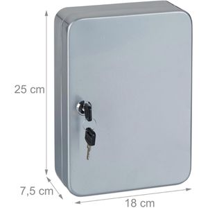 Produktbild für Schlüsselkasten Relaxdays 10025073, grau