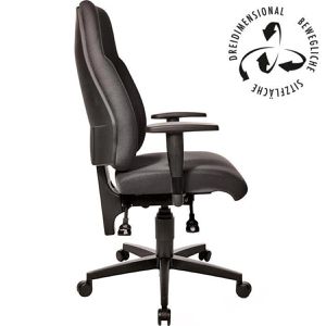Produktbild für Bürostuhl Topstar Lady Sitness, LT0BK BC0