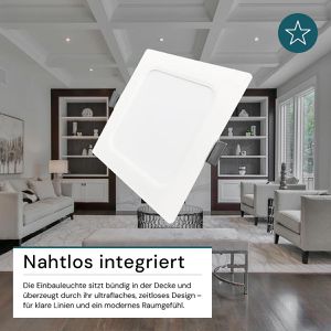 Produktbild für LED-Einbaustrahler Luxula LX300145, warm- bis kaltweiß