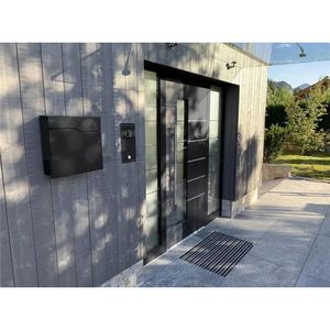 Produktbild für Briefkasten Metzler Hoffmann, schwarz, aus Stahl