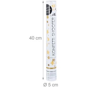 Produktbild für Konfetti Relaxdays 10021763, Party-Popper, aus Folie