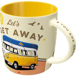 Produktbild für Kaffeebecher Nostalgic-Art VW Bulli Lets get away