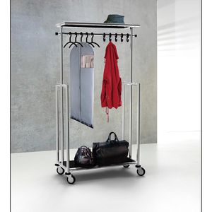 Produktbild für Garderobenständer Kerkmann Jupiter 6180, silber