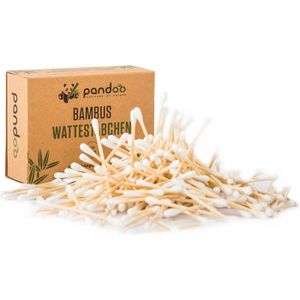 Produktbild für Wattestäbchen pandoo Bio-Bambus, 7,5cm