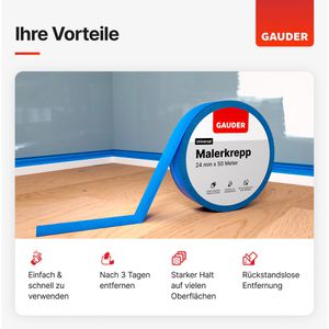 Produktbild für Kreppband Gauder 687728, Universal